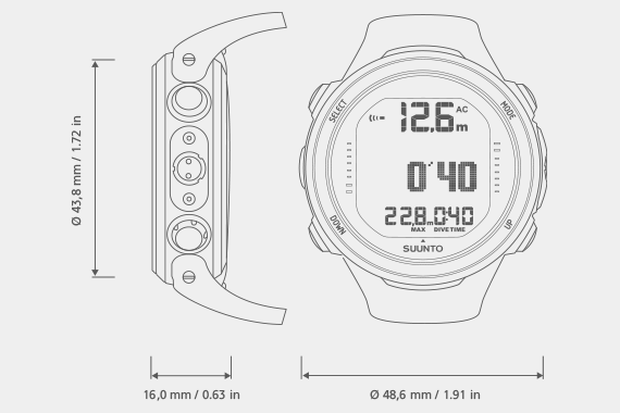 Suunto D4i Novo Gray